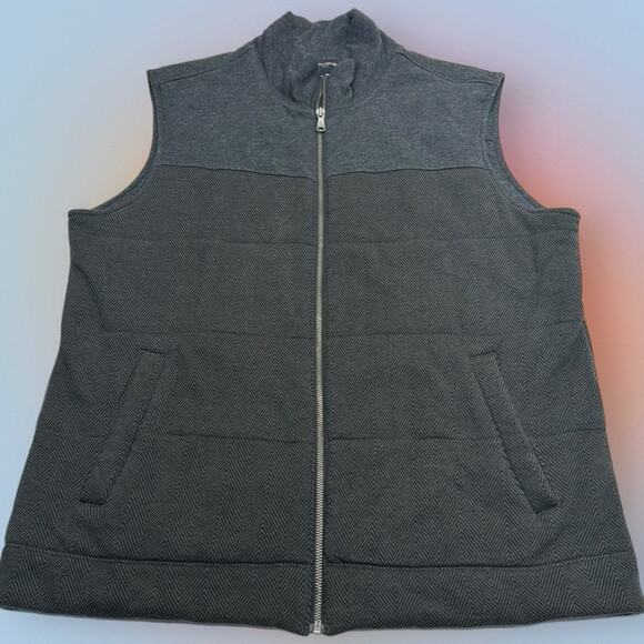 BANANA REPUBLIC Men’s Large Gray Jacket Vest - Picture 1 of 3